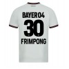 Bayer Leverkusen Jeremie Frimpong #30 Bortedrakt 2023-24 Kortermet